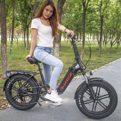 40Km / H Lityum Pil Magnezyum Alaşımlı Değişken Hızlı Elektrikli Bisiklet