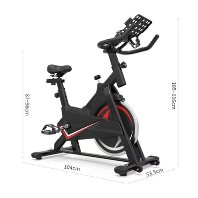 Yüksek Karbonlu Çelik Kapalı İplik Bisikleti Ticari Fitness Ekipmanları