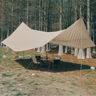 Pop Up Kamp Güneş Tentesi 210T Polyester Demir Boru Plaj Güneşi Barınak Çadırı
