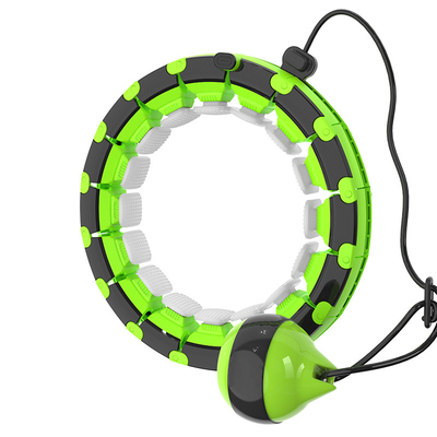 Silikon ABS Kilo Kaybı Akıllı Hula Hoop, 24 Knot Ağırlıklı Hula Hoop