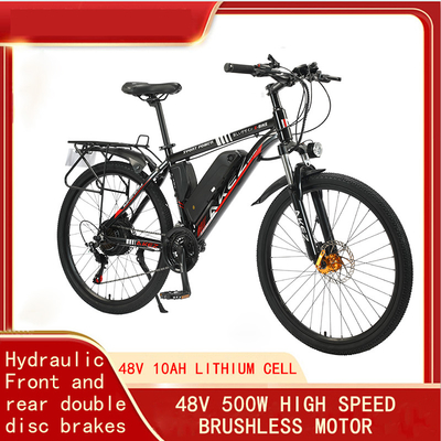 Yumuşak Kuyruk Çerçevesi Lityum Pil Elektrikli Bisiklet 60km, 13Ah 48V Lityum Elektrik Döngüsü