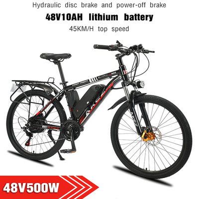 Lityum Pil Pedalı Yardımcı Elektrikli Bisiklet 50km/s Alüminyum Magnezyum Alaşımlı