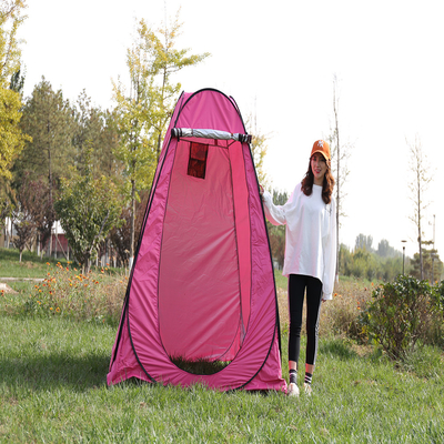 Eğlence Taşınabilir Polyester Açık Duş Kamp Çadırı