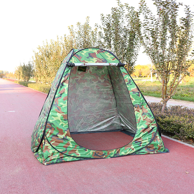 Suya Dayanıklı Pop Up Pod Soyunma Odası Gizlilik Çadırı Düz ​​Destek Tipi Polyester