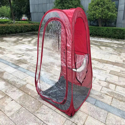 210D Oxford Kumaş Çelik Tel Güneş Barınağı Balık Çadırı 2 Kişi Hava Altında Pop Up Pod
