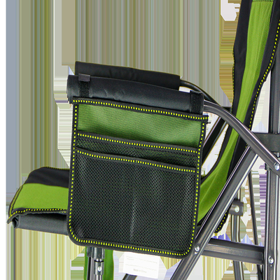 Boya İşlemi Metal 600D Kumaş Balıkçılık Taşıma Çantası ile İstiflenebilir Katlanır Sandalyeler